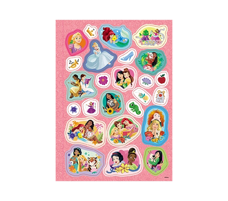 Disney księżniczka mega kolorowanka brokatowe naklejki KOLB-9103