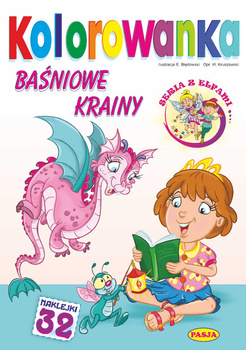 Baśniowe krainy. Kolorowanka