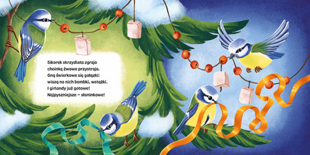 Leśna Wigilia. Książka z puzzlami