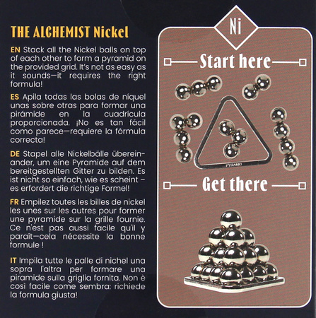 Łamigłówka The Alchemist Nickel Recent Toys poziom 5/5