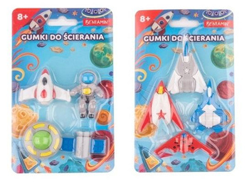 Gumki do ścierania Samoloty 1szt.mix