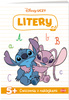 Disney uczy  Stich Litery ćwiczenia z naklejkami UDN-9309