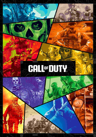 Puzzle 1000 Gaming Call of Duty Operators Collage