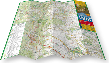 Jura Krakowsko-Częstochowska 2 cz. Południowa mapa turystyczna 1:52 000 laminat 2024