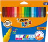 Flamastry BIC Kids Visa 18 kolorów