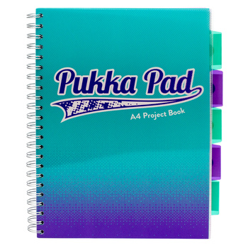 Kołozeszyt Pukka Pad A4 Fusion Project Book turkusowy