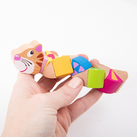 Drewniane zwierzątko 1 szt. mix