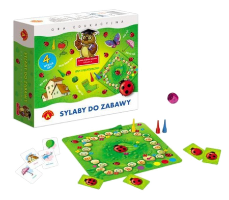 Gra Sylaby do zabawy sowa mądra głowa 0361