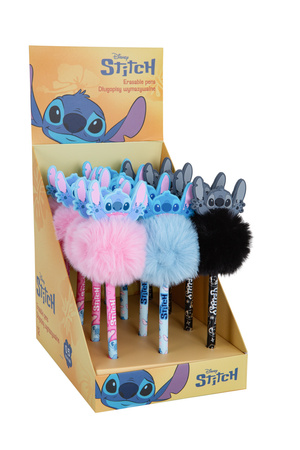 Display długopis wymazywalny Disney Fluffy Stitch 12 sztuk