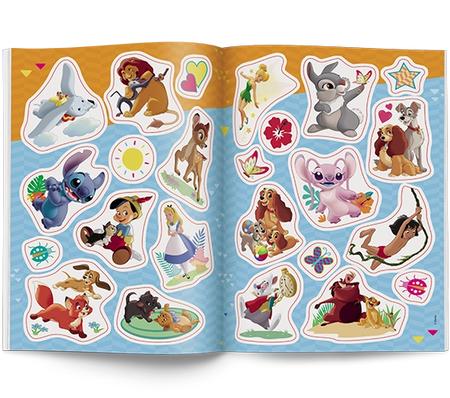 Disney Classic Kolorowanka z naklejkami NA-9140