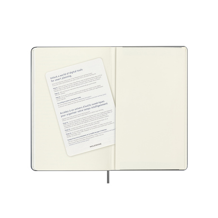 Kalendarz 2025 12M Moleskine SMART L tygodniowy czarny 13x21