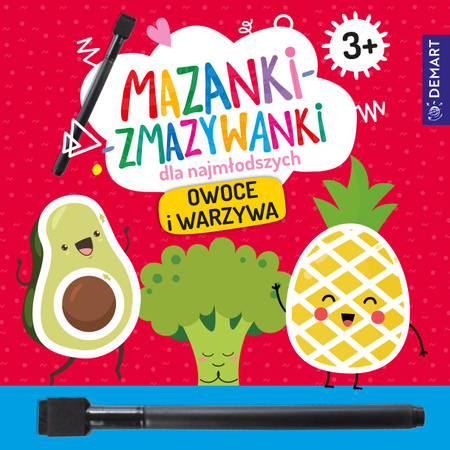 Mazanki-zmazywanki dla najmłodszych. Owoce i warzywa