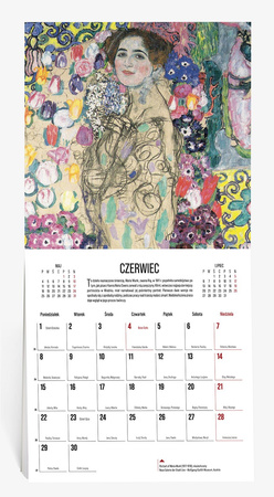 Kalendarz 2026 ścienny Gustave Klimt