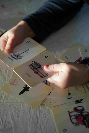 Karty Piotruś Pojazdy