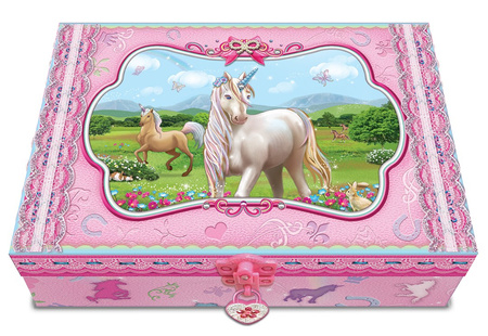 Zestaw artystyczny w pudełku Jednorożce