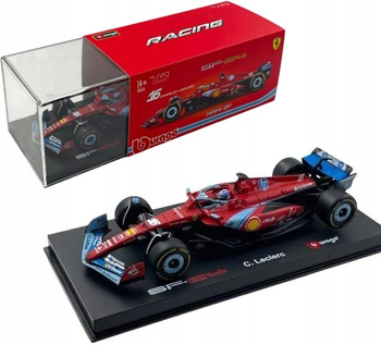 BBURAGO MODEL BOLID F1 Ferrari SF-24 GP Miami 2024 Charles Leclerc 1:43