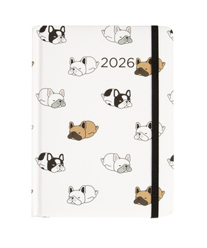 Kalendarz 2026 B6 dzienny Psy