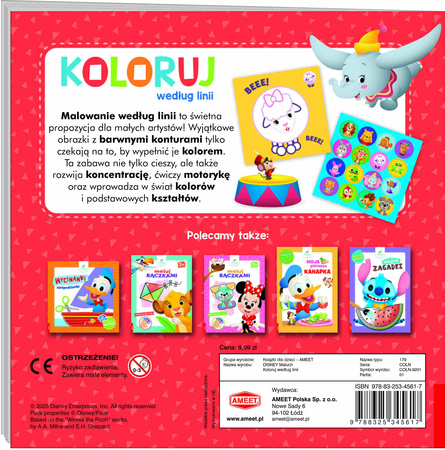 Disney Maluch koloruj według linii COLN-9201