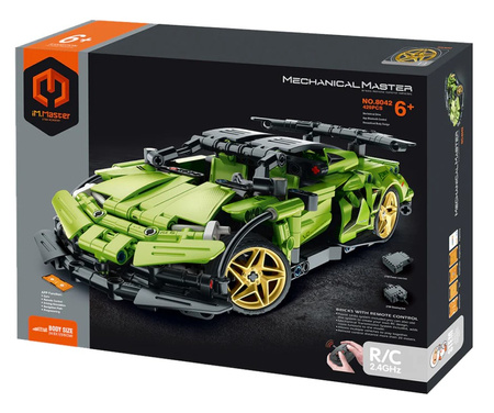 Klocki iM.Master Wyścigówka lime zdalnie sterowana 429 elementów