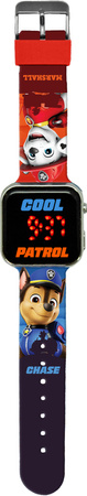 Zegarek LED z kalendarzem Paw Patrol PW20003