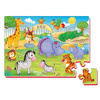 Puzzle A4 piankowe Śmieszne obrazki ZOO RK6020-06