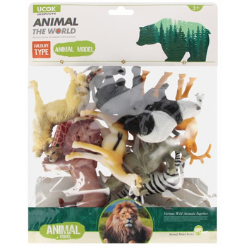 Zwierzęta dzikie 12 szt.