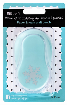 Dziurkacz ozdobny do papieru i pianki Śnieżynka 3,8cm