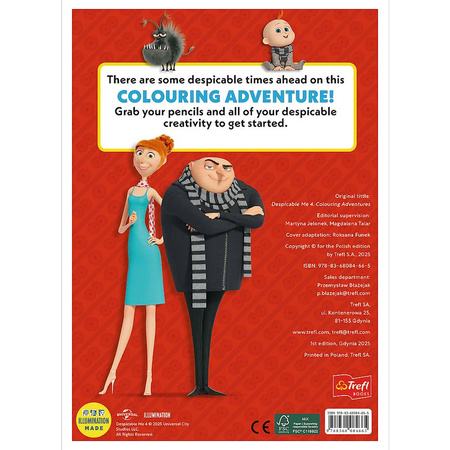 Minionki. Kolorowanka. Malbuch. Colouring book