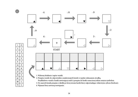 Mnożenie i dzielenie od 2 x 2 do 10 x 10