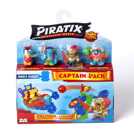 Piratix Shark Treasure Captain Pack 1szt.mix