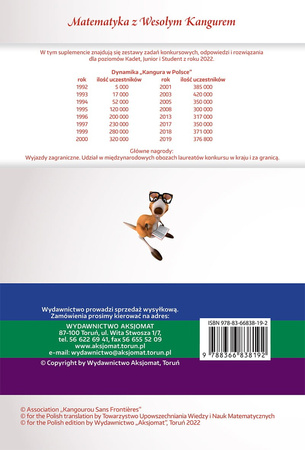 Matematyka z wesołym kangurem 2022 Kangur 7
