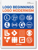 Logo Beginnings. Logo Modernism wer. angielska