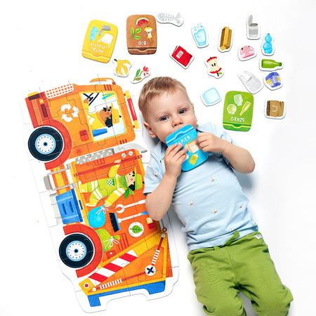 Puzzle 26 Moto Śmieciarka CzuCzu