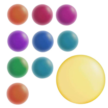 Piłka JumPoPo JPP13  1szt.mix