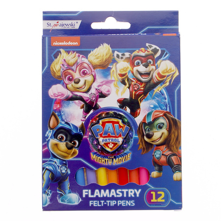 Flamastry Psi Patrol 12 kolorów