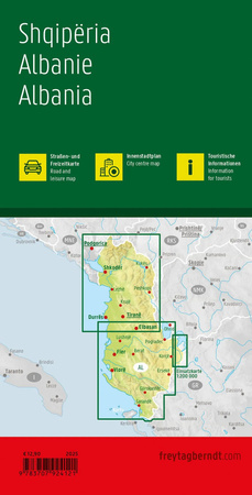 Mapa Albania 1:150 000