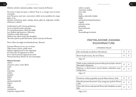Romeo i Julia. Lektury z opracowaniem