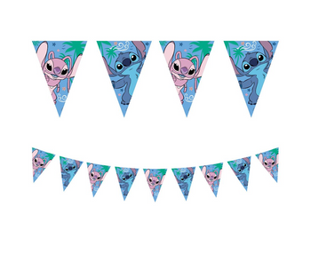 Banner papierowy Flagi Stitch&Angel Disney 230cm