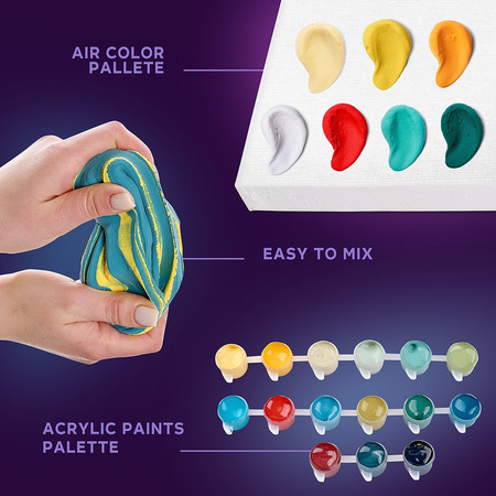 Zestaw kreatywny do malowania i modelowania 3D Lot balonem