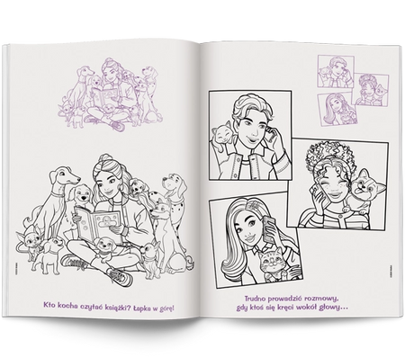 Mattel Barbie Kolorowanka z naklejkami NA-1112