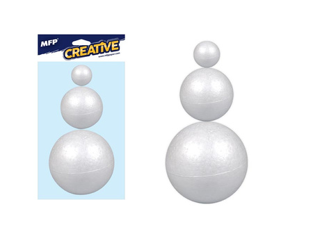 Kula gładka zestaw 6/8/10cm 3 sztuki