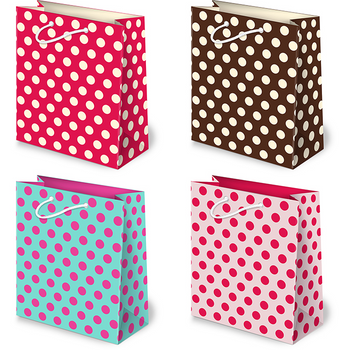 Torebki ozdobne XL-26 Doty Grochy 10 sztuk