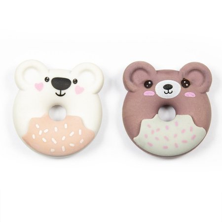 Gumki do mazania zapachowe Kidea misie 2 sztuki na blistrze