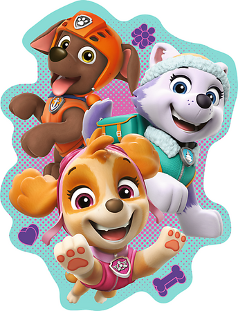 Puzzle 50 Drewniane Konturowe Wesoła gromadka piesków PAW Patrol 20258