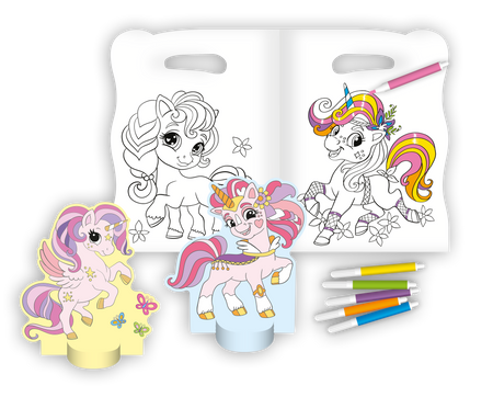 Barwne jednorożce. Moje Jednorożce. Superkolory