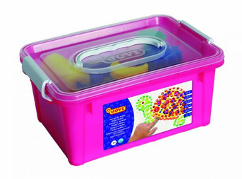 Farby do malowania palcami z akcesoriami w kuferku