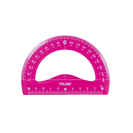 Zestaw geometryczny Milan różowy na blistrze 4 sztuki