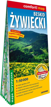 Beskid Żywiecki mapa turystyczna 1:50 000 laminat 2025