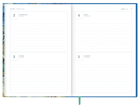 Kalendarz 2026 tygodniowy Sztuka planowania Japonka