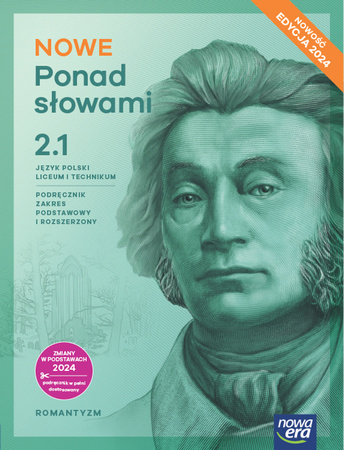 Nowa Ponad słowami  Język Polski podręcznik 2 liceum i technikum zakres podstawowy i rozszerzony część 1 EDYCJA 2025